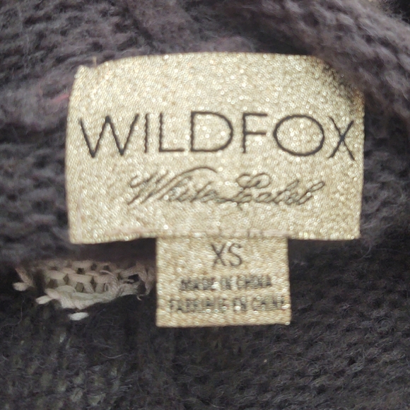 Wildfox White Label Oversized Daisy Fringed Hooded Poncho - Picture 7 of 7